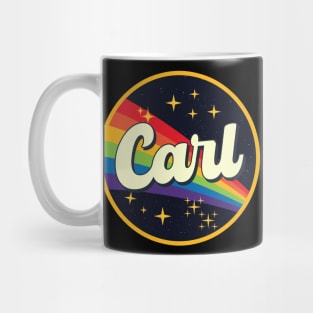 Carl // Rainbow In Space Vintage Style Mug